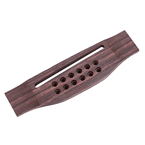 Drfeify 12-String Rosewood Acoustic Guitar Bridge Saddle, 2-Inch String