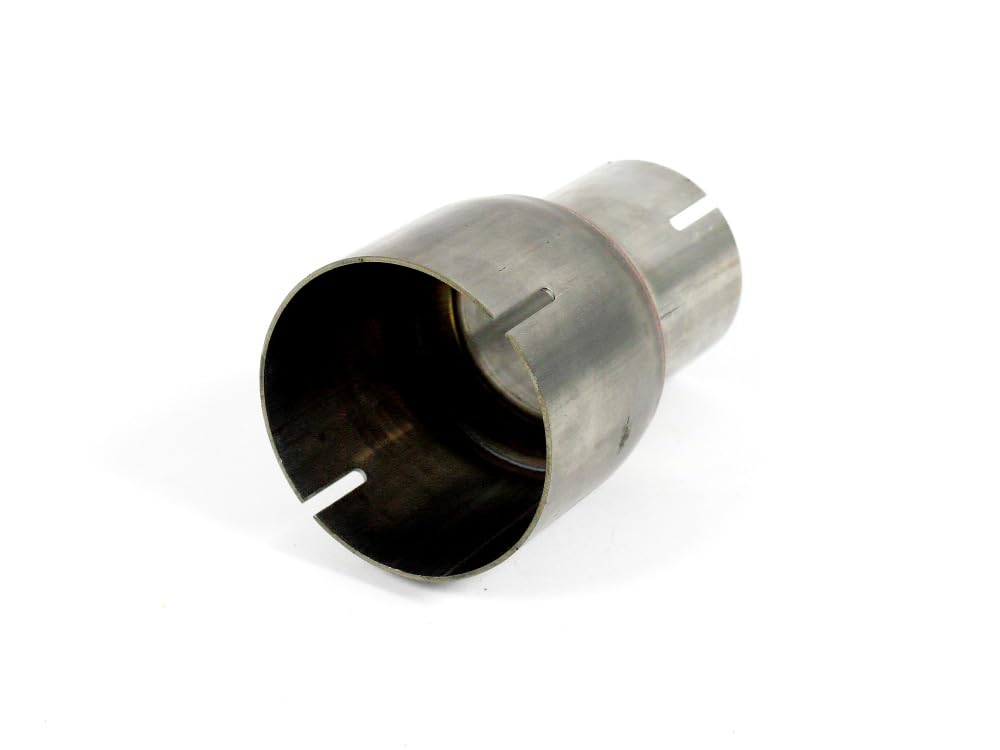 Réducteur en acier - Raccord réducteur universel - 63,5 mm à 55 mm / 76 mm à 63,5 mm / 76 mm à 55 mm - Réducteur d'échappement LLK (76 mm à 55 mm)