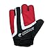 Produktbild Chiba Gel Air Reflex Fahrrad Handschuhe kurz rot/schwarz 2021: Größe: M (8)