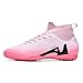 TOPSFEBA Soccer Cleats for Mens Womens Indoor Soccer Shoes Unisex Baseball Turf Shoes Youth Rugby Shoes Adult AG FG TF Football Boots Wide Training Sneaker (2309 Fen TF_38)