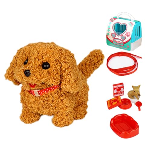Mascota de peluche abrazable perro robot interactivo para regalo 7