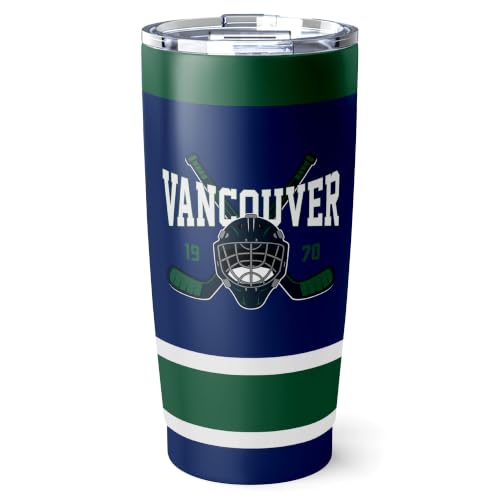 Image of ANTKING Vancouver Tumbler 20oz Custom Name Number Travel Mug Gifts | Stainless Steel Insulated Coffee Cup for Men Women