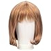 BHD BEAUTY Canvas Block Head for Wig Making Mannequin Head with Polyurethane Filled and Sturdy Canvas Fibre Covered for Display Style Dry with Mount Hole White 22