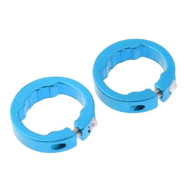 LOOM TREE® 3x2pcs Alloy Bike Handlebar Grip Lock Ring End Locking Ring Blue 8mm | Cycling | Bicycle Components & Parts | Handlebar Grips Tape & Pads-image-43