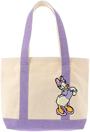 Amazon ディズニーストア 公式 トートバッグ デイジー さがら織 ベーシック トートバッグ