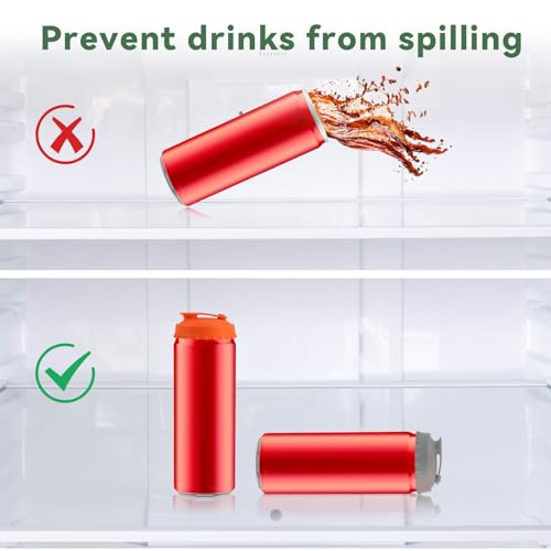 TPTGIAR 18 Stück Getränkedosen Verschluss, Silikon Bierflaschenverschluss, Flaschenverschluss Bierflaschen Wiederverwendbare, Bunt Dosendeckel, Silikon Deckel für Dosen, für Bier Saft & Glasflaschen