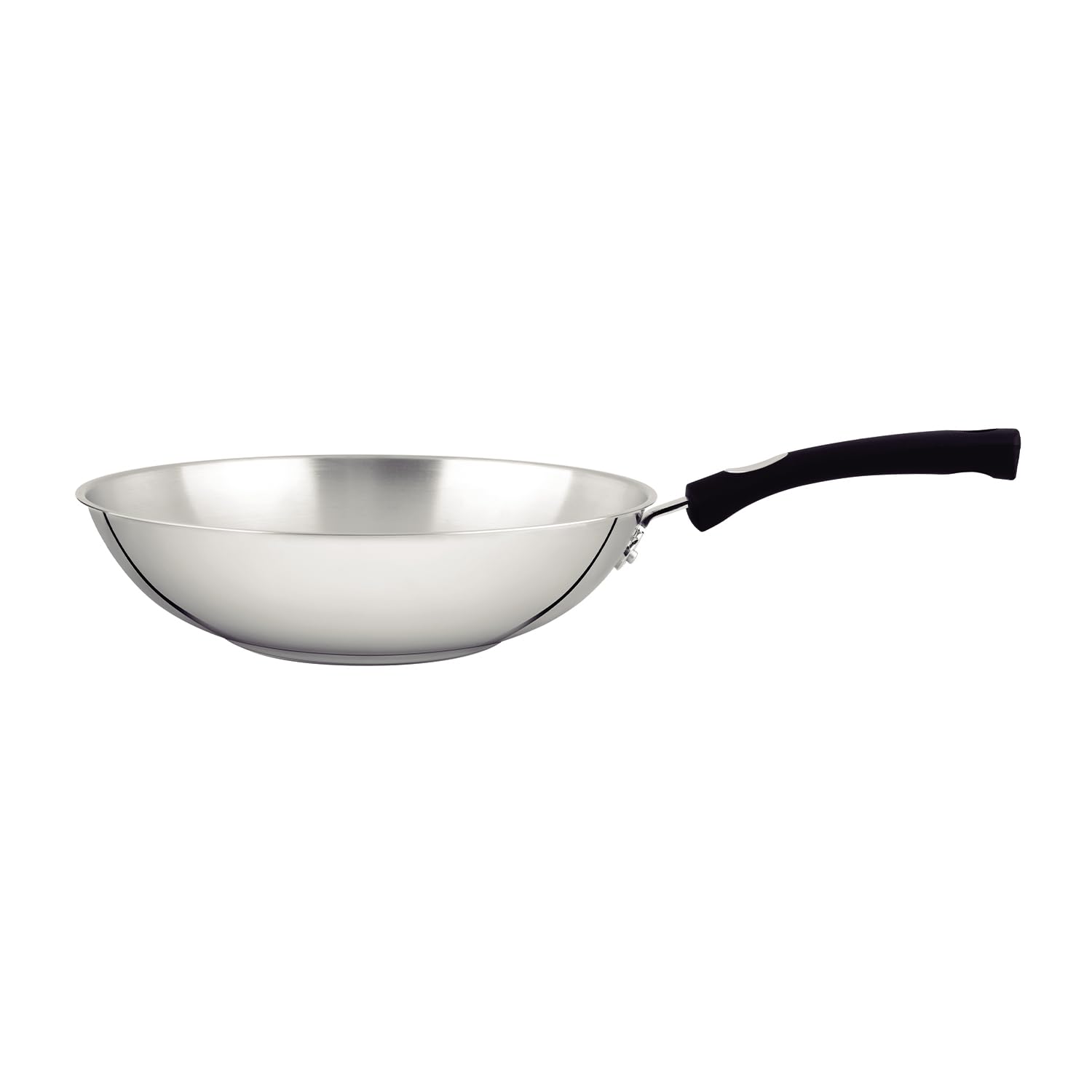 Panela Wok Tramontina Inox S/Tampa Solar Silicone 28cm, 62138282