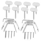 Garneck Spanischer Schinkenhalter Edelstahl Zubehör Satz Zur Festen Befestigung Und Stützung Für Küche Und Schinkenlagerung