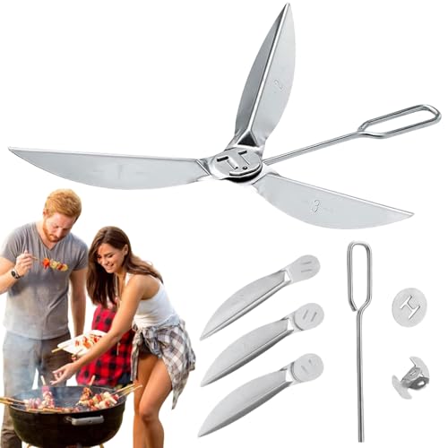 IUSOT Kit de Nettoyage One-Touch 22-1/2 Pouces pour Weber, pièces de Rechange pour Grille sphérique Weber de 57 cm, résistant à la Chaleur et Design...
