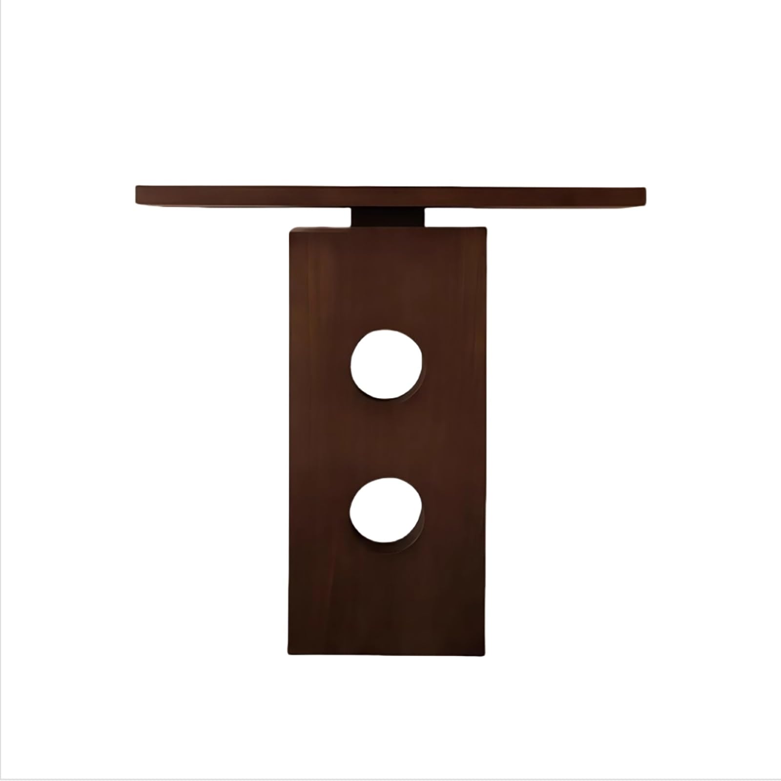 Mesa consola de madera maciza recibidor estrecho pasillo vestibulo mueble auxiliar