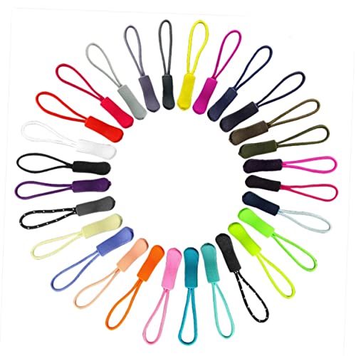 Operitacx Zíperes 240 Pçs Extensão Prático Puxa Sacos Cabo Traseiro Extratores De Cabeça Úteis Abas