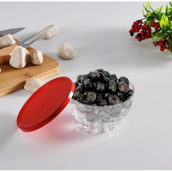 JUNYFFF Corbeille à Fruits 3 Niveaux - Panier à Fruits Avec Bols En Céramique Et Support Métal Noir
