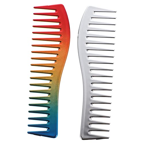 Gatuida Abs Plastic Men's Comb Set Hair Cutting Comb Gentle on Scalp for Styling