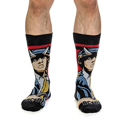 Good Luck Sock Men's AC/DC Band Socks, Adult3