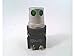 CUTLER HAMMER HT8GDGF7 LED, 120V FV, Illuminated Green PUSHBUTTON W/Guard