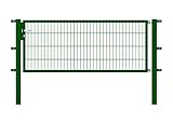 Alberts 647667 Einzeltor Flexo mit Zubehör | verschiedene Breiten und Höhen | grün | Breite 200 cm | Höhe 80 cm