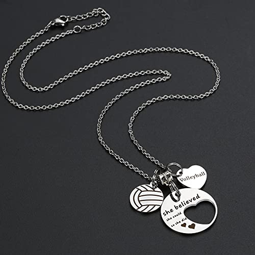 Volleyball Gifts Volleyball Necklace for Women Team Sport Necklace4