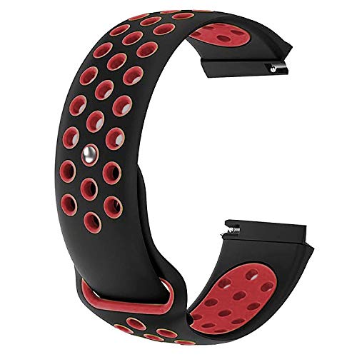Image of ACM Watch Strap 22mm compatible with Fossil Gen 5 Carlyle Smartwatch | Silicone Belt Sports Dot Band
