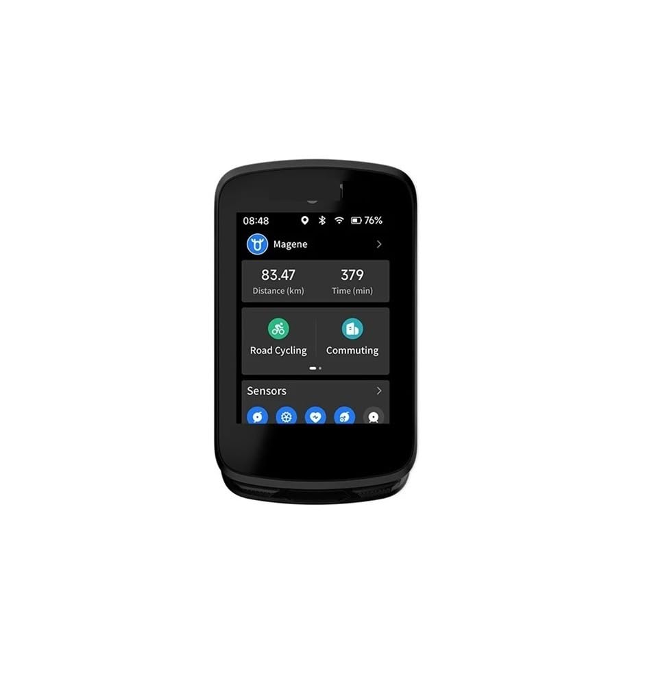 C606 ekran dotykowy GPS komputer rowerowy nawigacja WiFi prędkościomierz rowerowy jazda na rowerze cyfrowy stoper 2.8 licznik kilometrów Bluetooth Ant