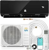 Oylus Mini Split Ac/Heating System - 18000 BTU Mini Split Air Conditioner with Heat Pump Wifi Enabled Inverter, 21 SEER2 230V Energy Efficient Precharged Split Ac Unit Up to 1250 Sq.Ft