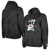 New Era Men's Black New York Jets Identity Helmet Enzyme Washed Pullover Hoodie