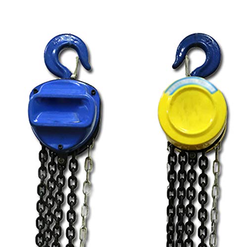 Polipasto de cadena manual de 1 tonelada, bloque de cadena de polipasto colgante, pequeño...