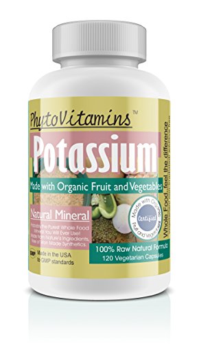 Nature'S Brands NB-PHV-2235 Organic Whole Food Potassium 120-Count Vegetarian Capsules cover