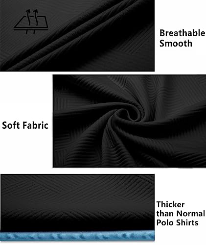 Minfunttu Mens Polo Shirts Short Sleeve Zip Up Casual Shirts Zipper Polo #TOP6