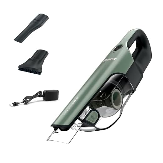 Shark Handheld Cordless Vacuum Cleaner with Crevice Tool and Scrubbing Brush, 65W, 0.45 liters, 10 Minute Run-Time, Washable Filter, Teal, CH901UK