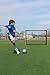 Goalrilla Striker Soccer Rebound Trainer with Double-Sided, Ultra-Responsive Rebounding Net and Goal, Large