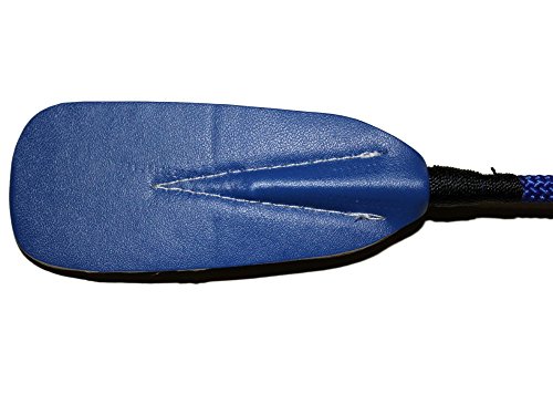Jump Bat 18 Inch Riding Crop Horse And Rhinestone Decorated Handle (Blue) #TOP6
