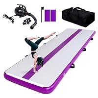 Tappetino Gonfiabile Per Ginnastica | 10cm Spessore, Con Pompa Elettrica | Cheerleading, Allenamento, Spiaggia - Foto 11