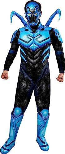 Costume de scarabée bleu pour incarner un héros de cinéma