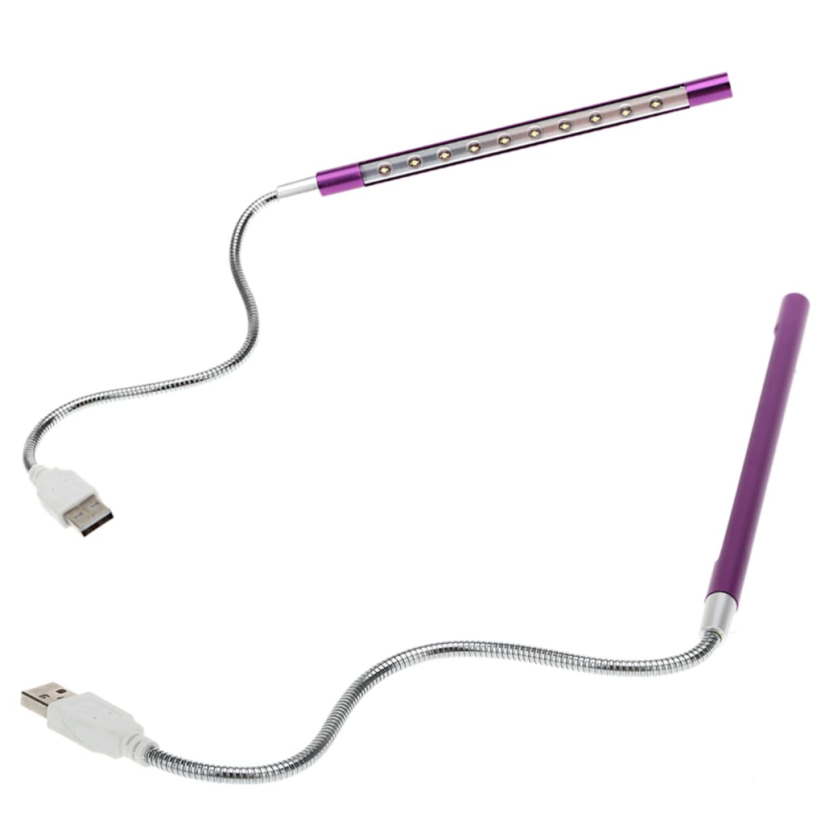 POPETPOP Led Night Light USB Reading Lamp Touch Led Bulbs Flexible Snake Neck Eye-Safe for Bed