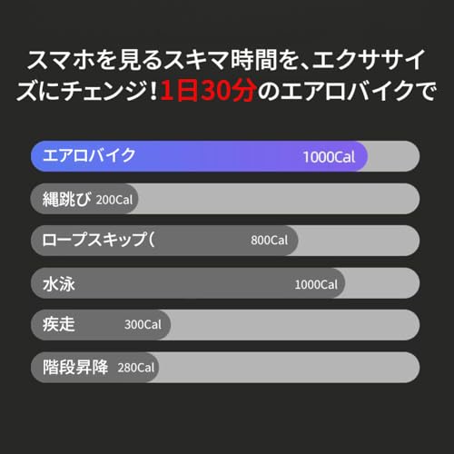 DINGHANG エアロバイク 家庭用 静音スピンバイク の商品画像 5