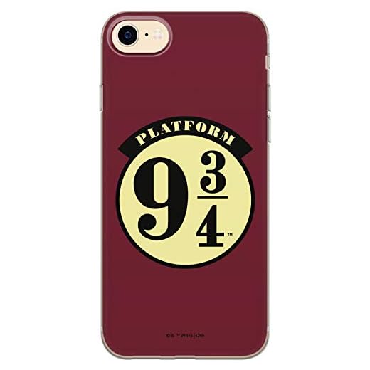 Original y con Licencia Oficial Harry Potter Funda de teléfono móvil para iPhone 7/8/ SE 2 Adaptación óptima a la Forma del Smartphone, Funda Protectora de Silicona
