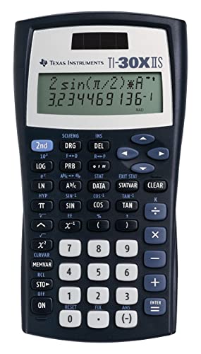 Texas Instruments TI-30 XIIS Kalkulator Naukowy, Granatowy, 15,5 x 8,5 x 1,9 cm