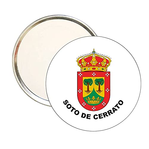 ROUND MIRROR. HERALDIC SHIELD SOTO DE CERRATO PALENCIA