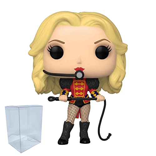 Britney Spears – Circus Funko Pop con protector – Incluye Rocks: Britney Spears – Circus Pop #262 con funda protectora de plástico azul Salamandra Emporium