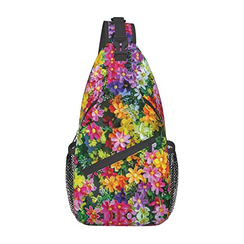 Sac à bandoulière floral compact pour garder les mains libres en voyage