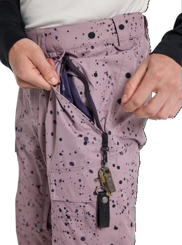 Burton Calça cargo masculina 2L (ajuste relaxado), respingos de sabugueiro, GG