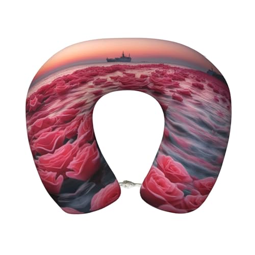 Almohada de espuma memory espuma de viaje y lavable miniatura 1