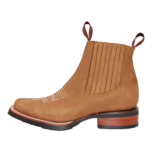 Men's Genuine Leather Short Ankle Boot2