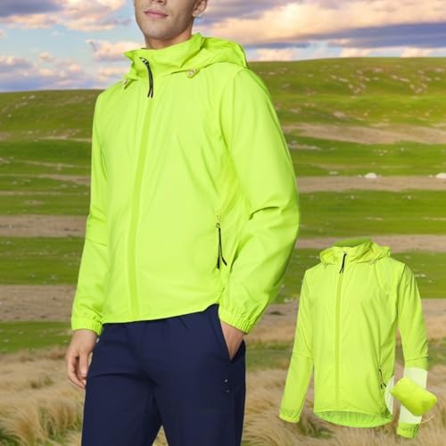 Chaqueta ciclismo hombre ligera con capucha miniatura 3