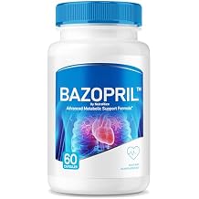 Bazopril Pills to Maintain Stable Healthy Levels, All-Natural Blood Dietary Supplement, Advanced Support Formula for Optimal Health, Official Bazopril Reviews 60 Capsules