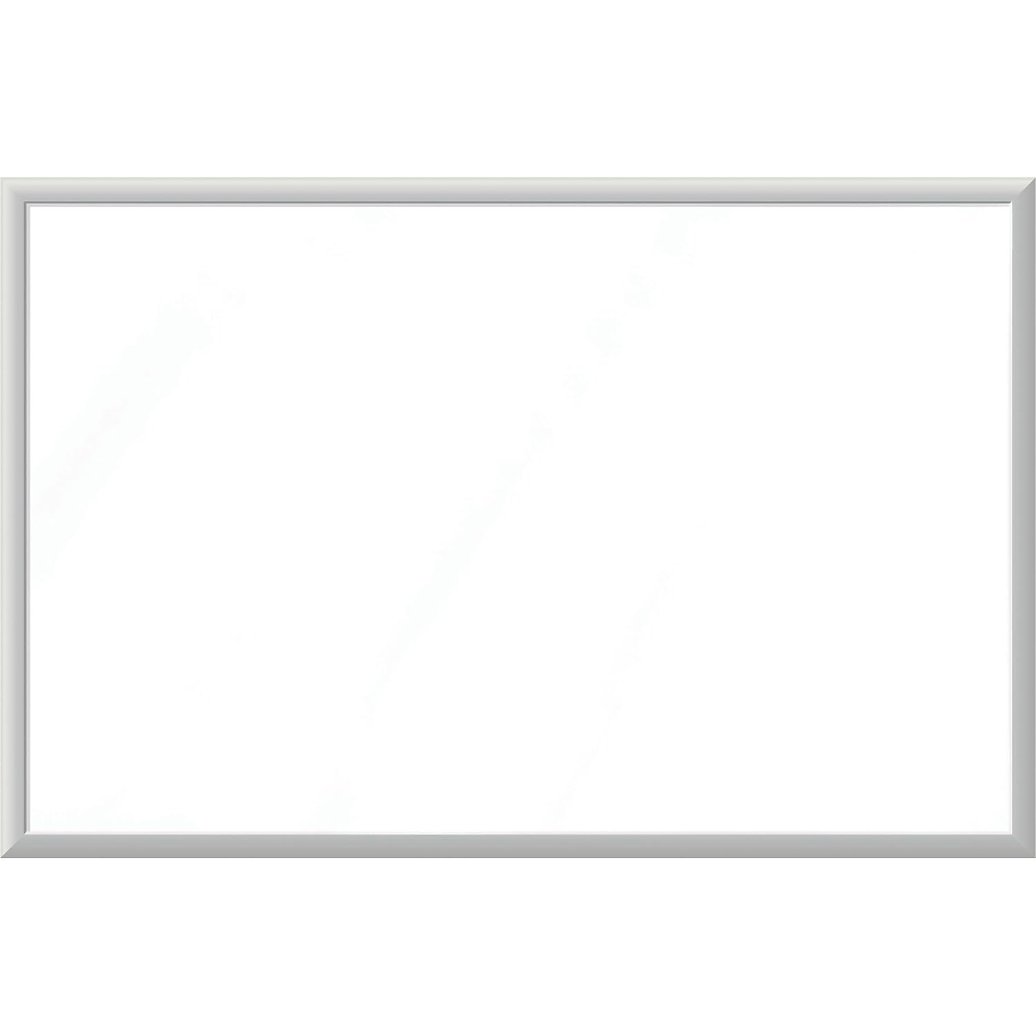 U Brands Magnetic Dry Erase Board Value Set, 23 x 35 Inches, Silver Aluminum Frame Includes Marker and Magnet