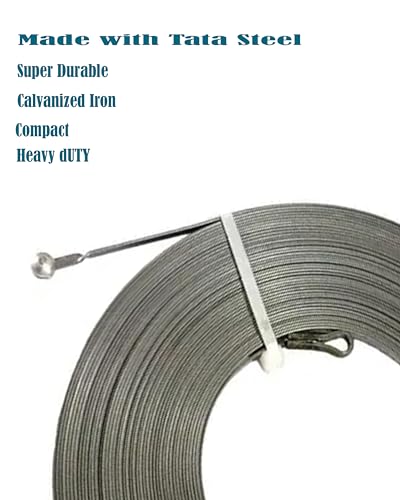 Image of TARPON Steel Alloy Wire Puller with Spring Action /Cable Wire Puller /Lever Tool - 20 Meter