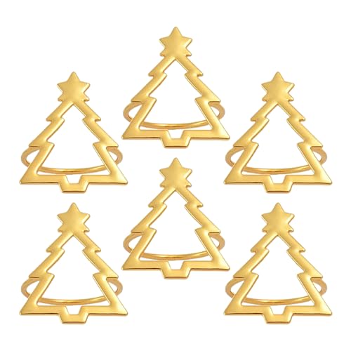 Servilleteros de Navidad, decoración de mesa de árbol de Navidad, servilleteros para decoración de mesa, para animadores en el hogar, cenas, diseñadores, decoradores de temporada, restaurantes