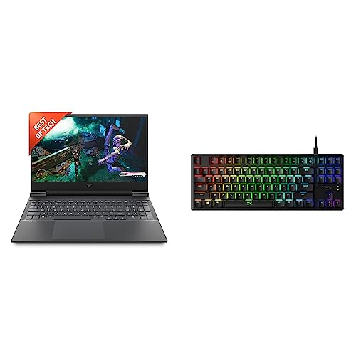 Image of HP Victus Gaming AMD Ryzen 5-5600H Processor 16.1 inch(40.9 cm) FHD Gaming Laptop & Alloy Origins Core - Aqua