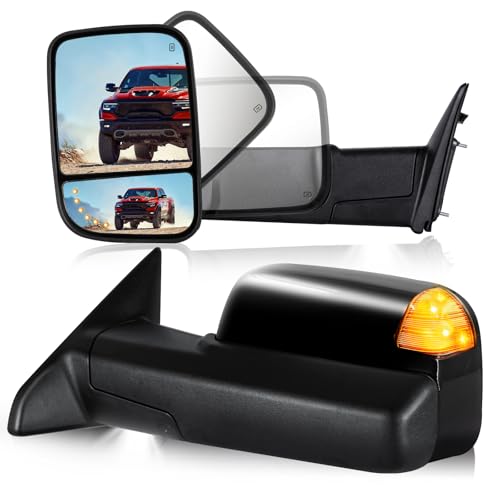 Image of Tow Mirrors for 2009-2018 Ram 1500, 2010-2018 Ram 2500 3500